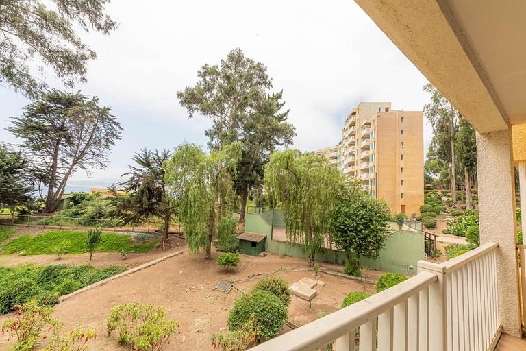 Apartamento familiar à beira-mar, Horcón.