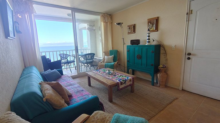 Departamento con vista al mar, Horcón.