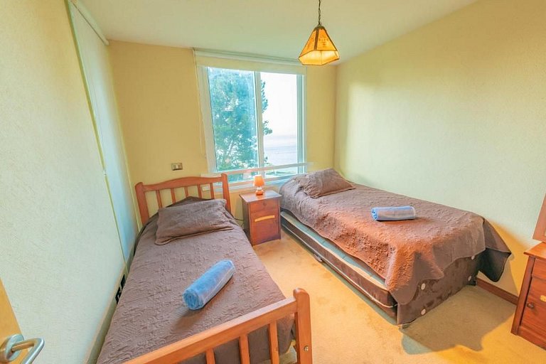 Apartamento em complexo privado, à beira-mar, Horcón.