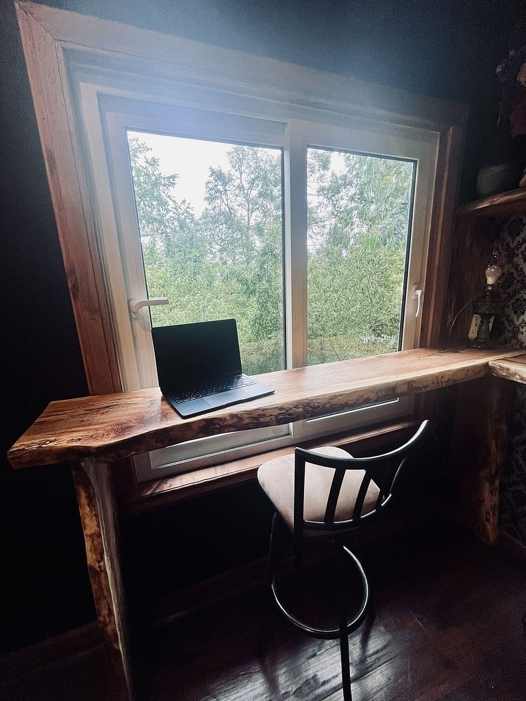 Casa cercada pela natureza em Panguipulli.