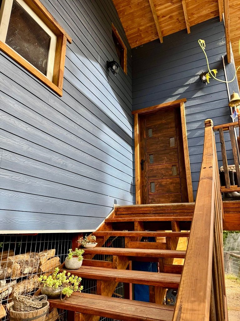 House surrounded by nature in Panguipulli.