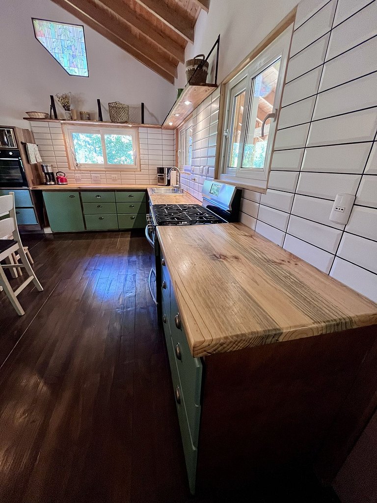 Casa rodeada de naturaleza en Panguipulli.