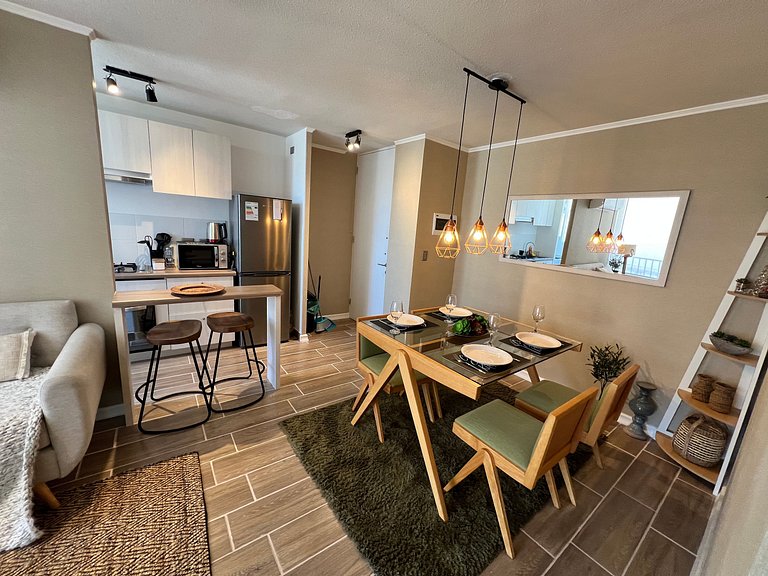 Apartamento familiar em frente ao Aeródromo de Puerto Montt.