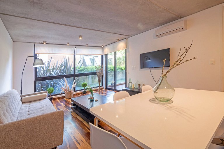 Apartamento com amenidades de spa em Punta.