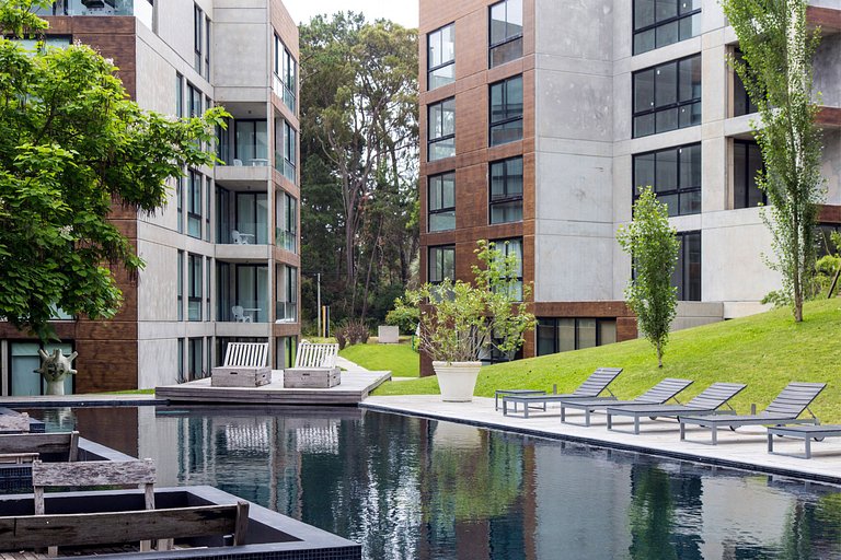 Apartamento com amenidades de spa em Punta.