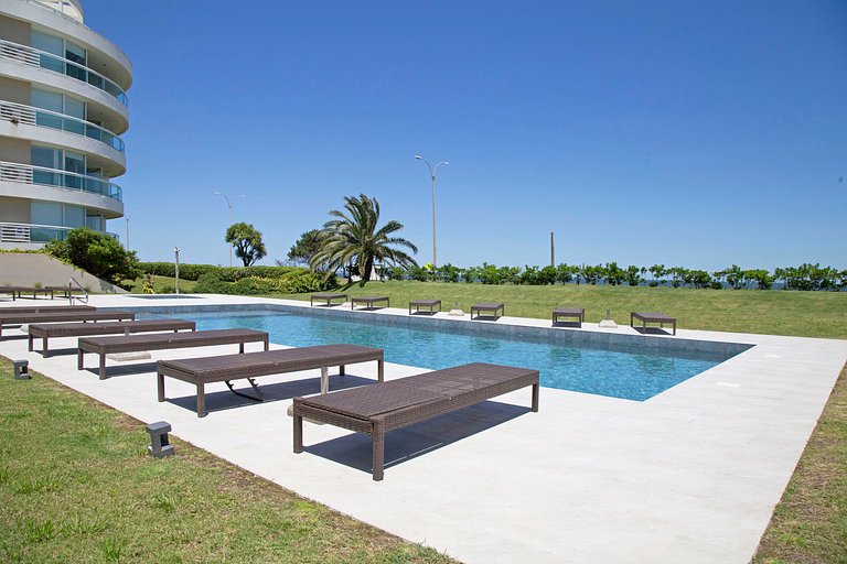 Incrível apartamento com vista para o mar, Punta.