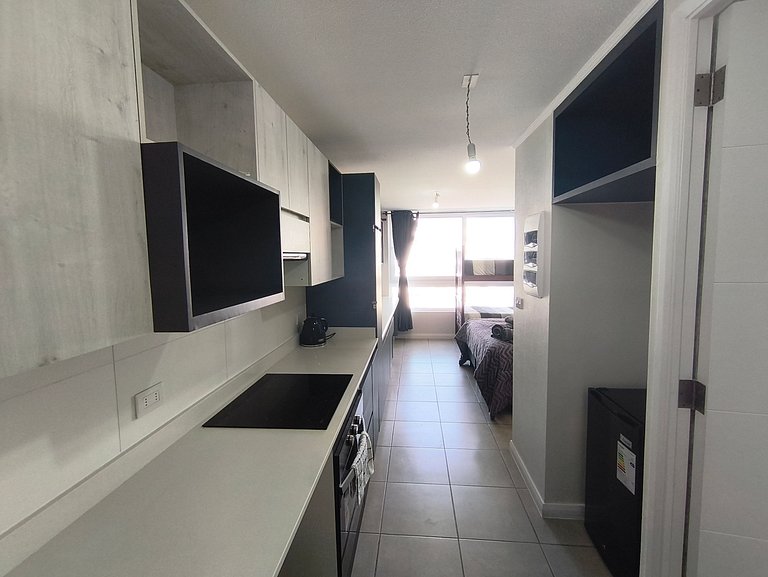 Studio apartment steps from Faro Monumental, La Serena.