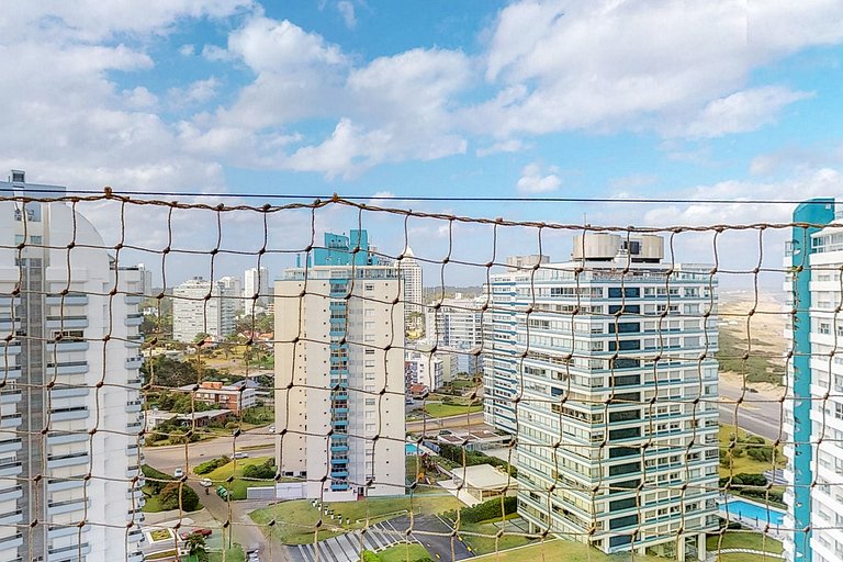 Apartamento familiar con vista a Playa Brava, Punta.