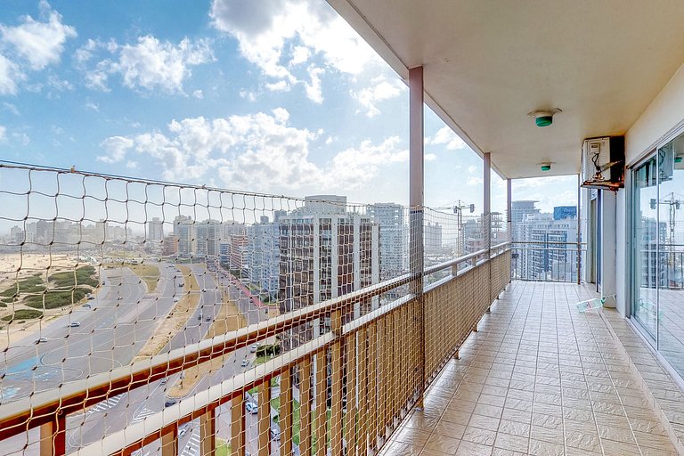 Apartamento familiar com vista para a Playa Brava, Punta.