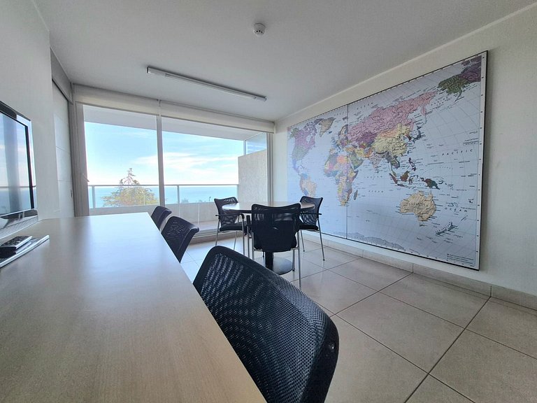 Apartment with a sea view in Costa de Montemar.