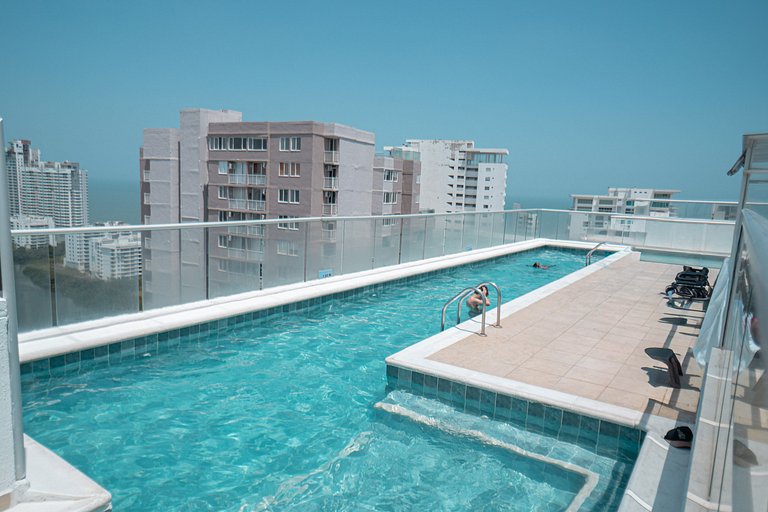 Apartamento a pasos del mar Caribe, Cartagena.