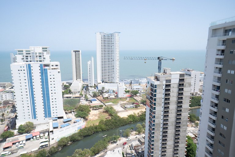 Apartamento a pasos del mar Caribe, Cartagena.